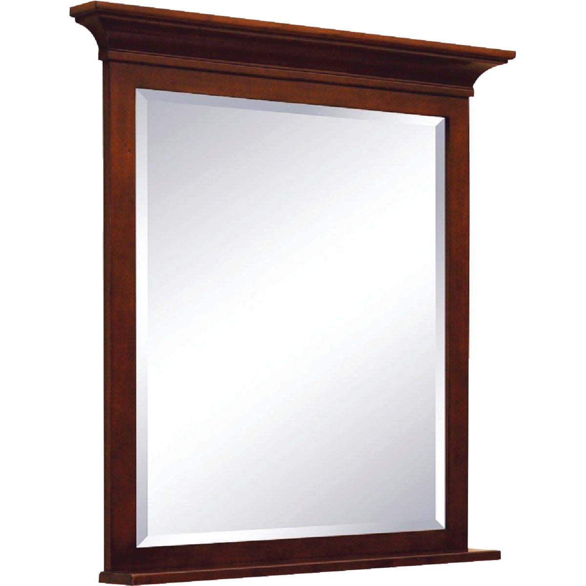 Sunny Wood Grand Haven Cherry 36 In. W x 36 In. H Vanity Mirror