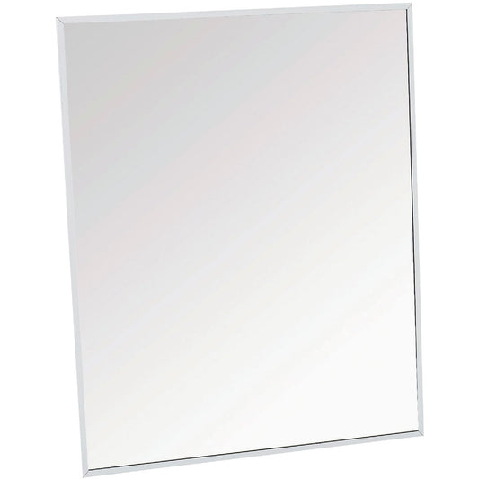 Zenith Stainless Steel 16-1/8 In. W x 20-1/8 In. H x 3-1/4 In. D Single Mirror Surface/Recess Mount Medicine Cabinet