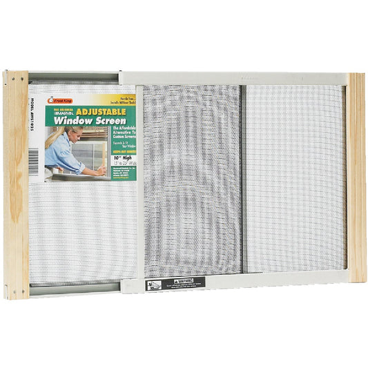 W.B. Marvin 10 In. x 15-25 In. Adjustable Window Screens by Frost King