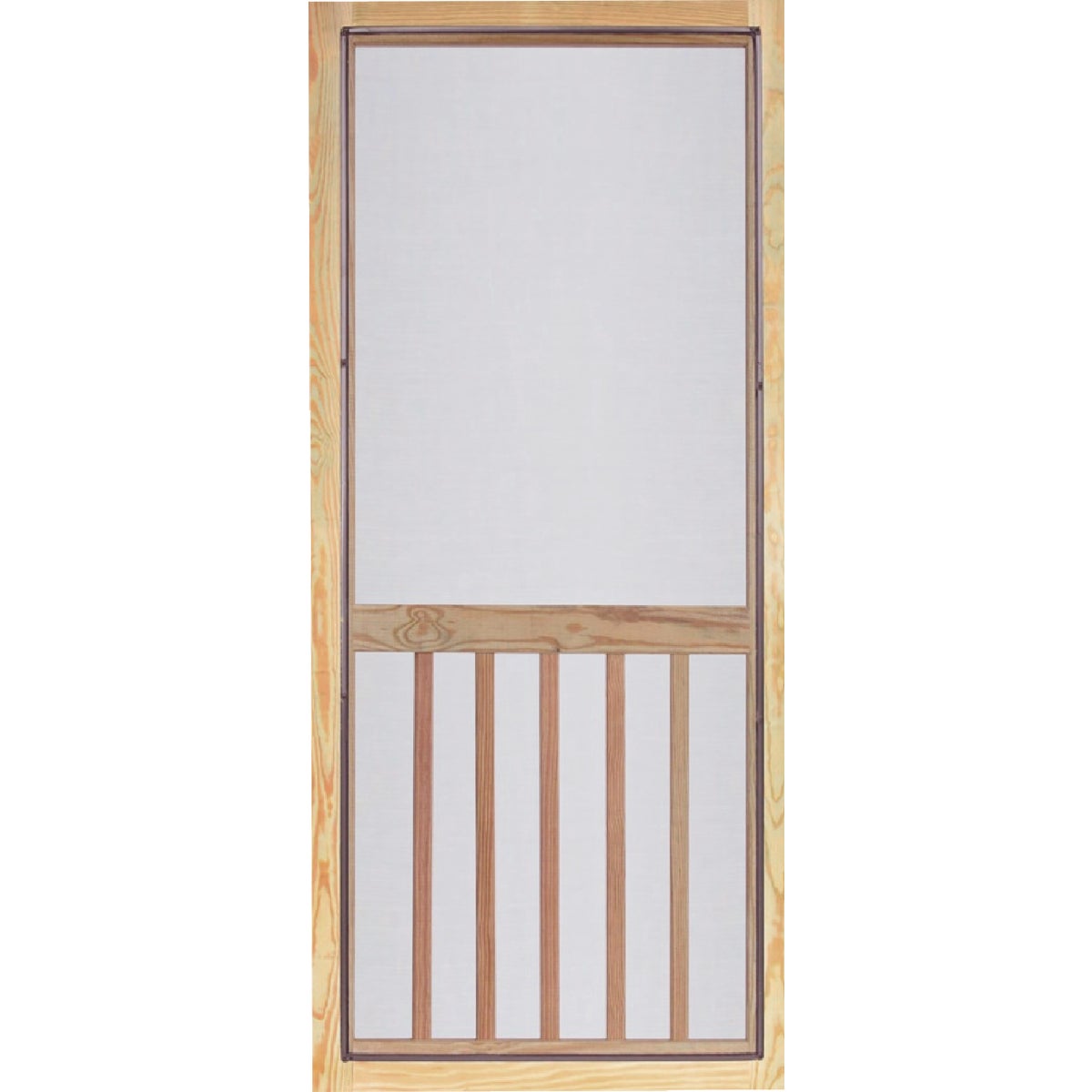 Screen Tight Timberline 32 In. W x 81 In. H x 1 In. Thick Pressure Treated Wood Screen Door