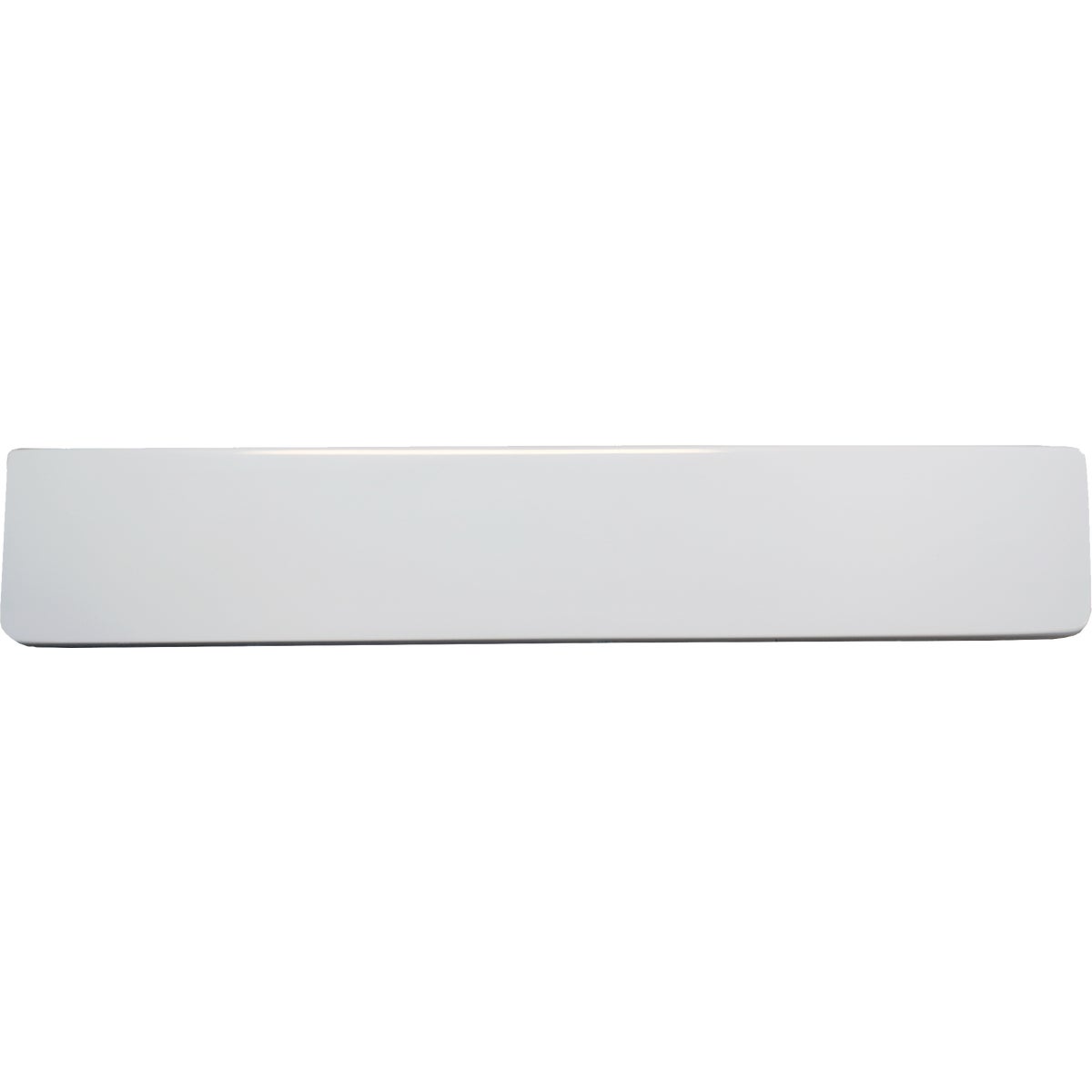 Modular Vanity Tops 4 In. H x 22 In. L Solid White Cultured Marble Side Splash, Universal