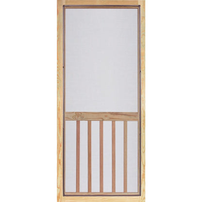 Screen Tight Timberline 36 In. W x 81 In. H x 1 In. Thick Pressure Treated Wood Screen Door
