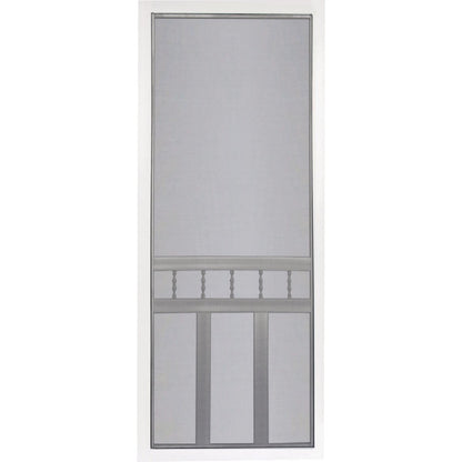 Screen Tight Waccamaw 32 In. W x 80 In. H x 1 In. Thick White Vinyl Screen Door