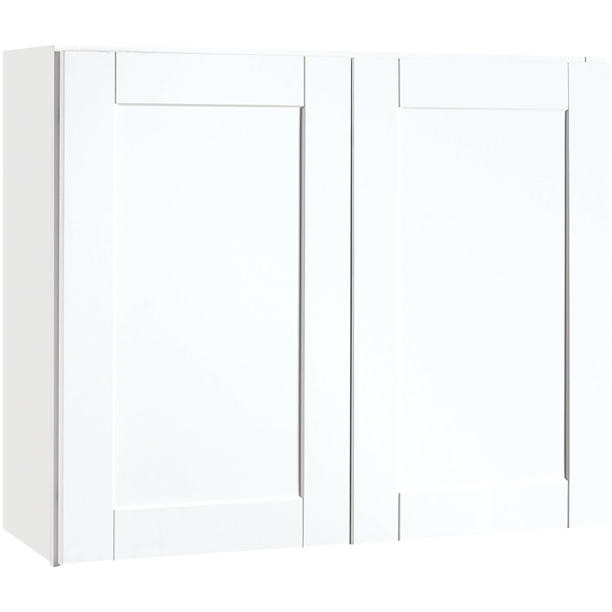 Continental Cabinets Andover Shaker 36 In. W x 30 In. H x 12 In. D White Thermofoil Wall Kitchen Cabinet