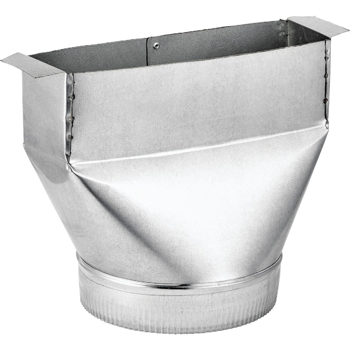 Lambro 6 In. Galvanized Range Hood Round Transition Boot