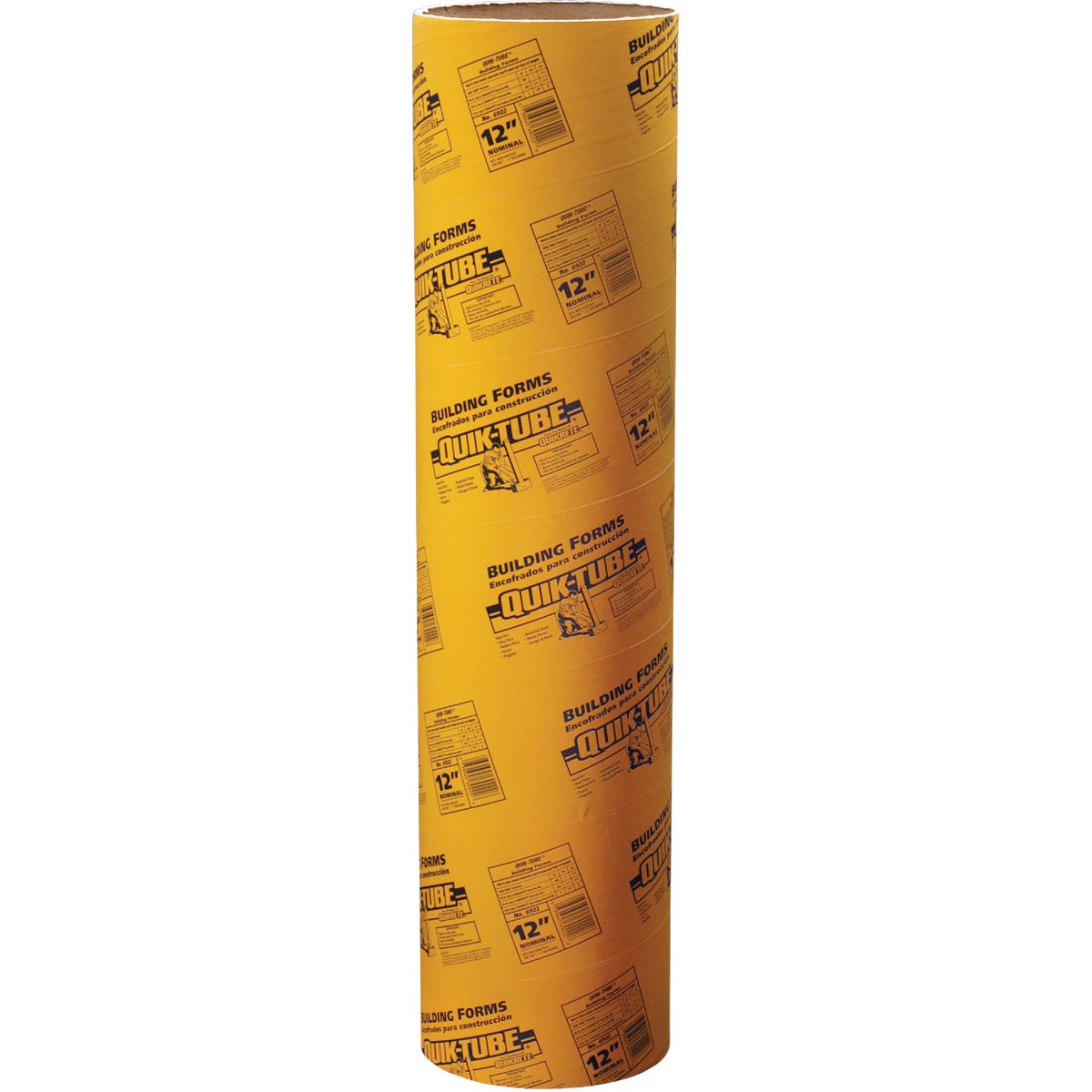 Quikrete Quik-Tube Rigid Fiber 12'' x 4' Concrete Form Tube