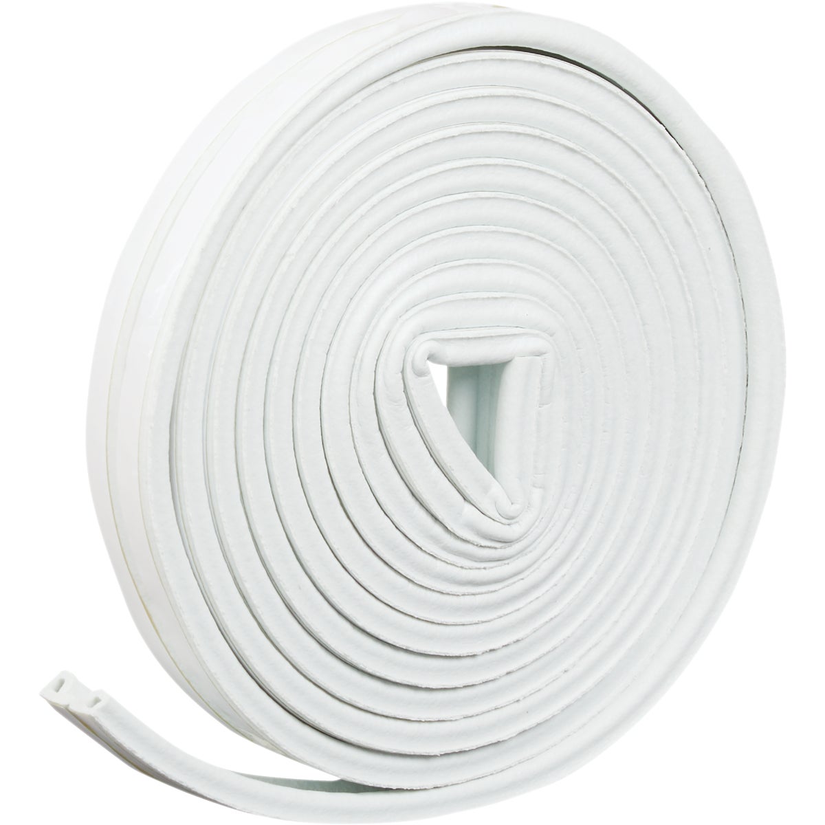 M-D Brown 17' 3/8"  Extreme Temp Medium Gap Rubber Weatherstrip, White