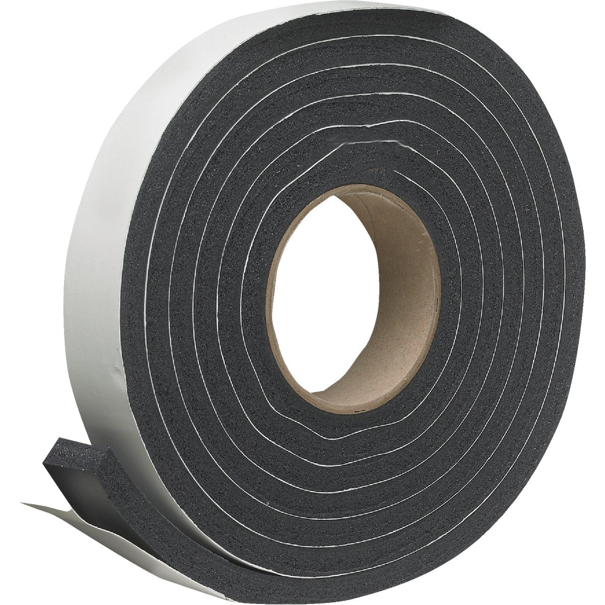 Do it Best 1-1/4" W x 7/16" T x 10' L Black Foam Weatherstrip Tape