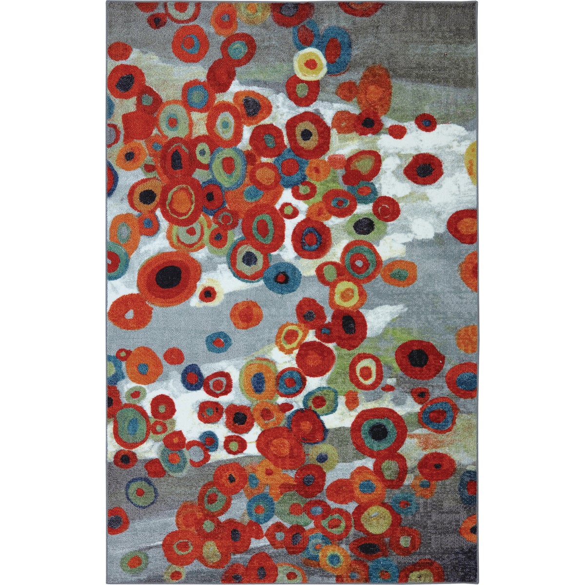 Mohawk Home Tossed Floral Multi-Color 5 Ft. x 8 Ft. Area Rug