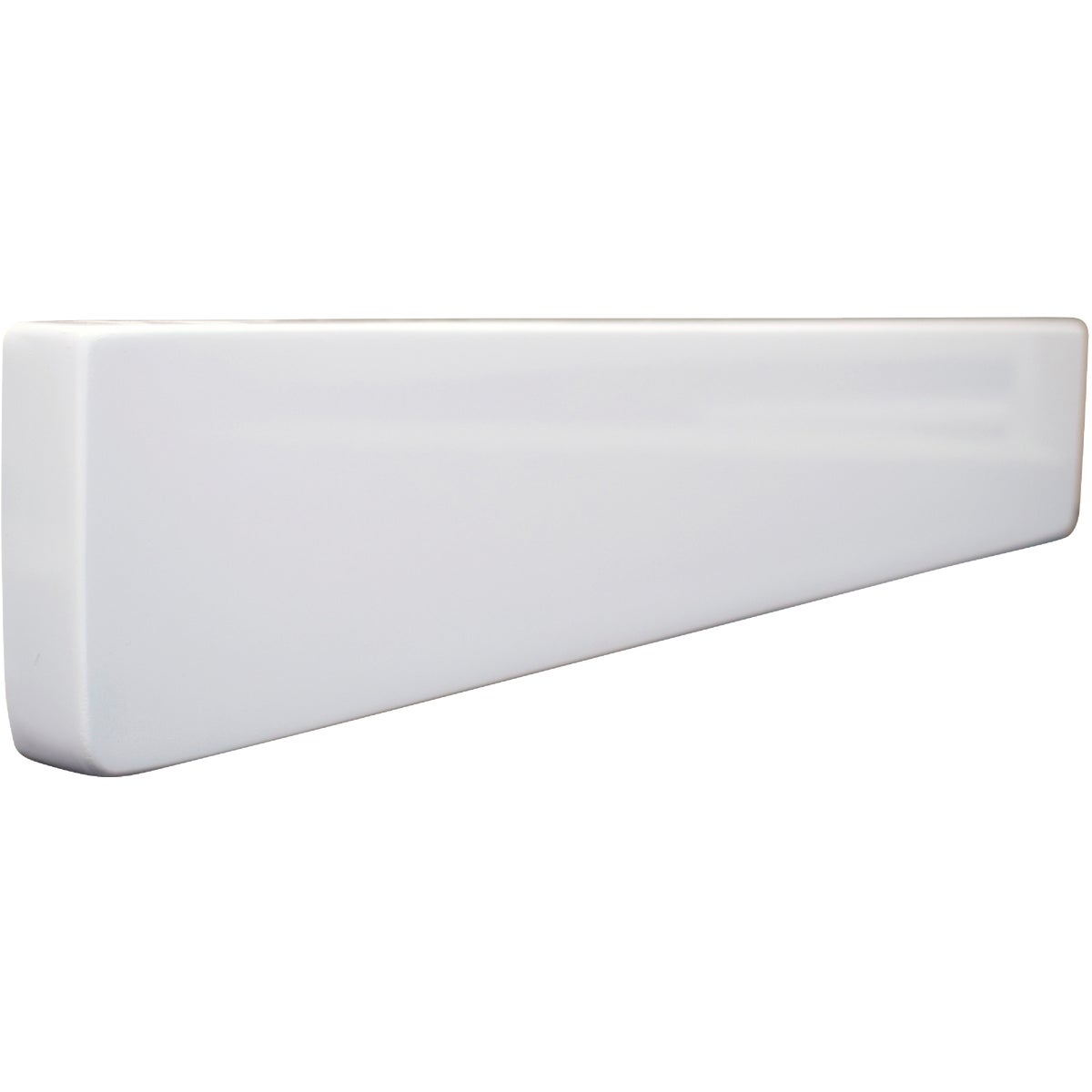 Modular Vanity Tops 4 In. H x 19 In. L Solid White Cultured Marble Side Splash, Universal