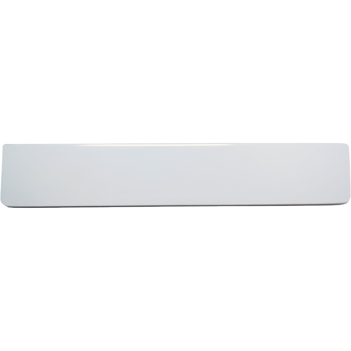 Modular Vanity Tops 4 In. H x 19 In. L Solid White Cultured Marble Side Splash, Universal