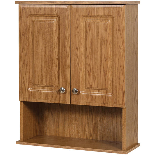 Zenith Zenna Home Oak 23 In. W x 28 In. H x 8-1/4 In. D Wall Bath Cabinet