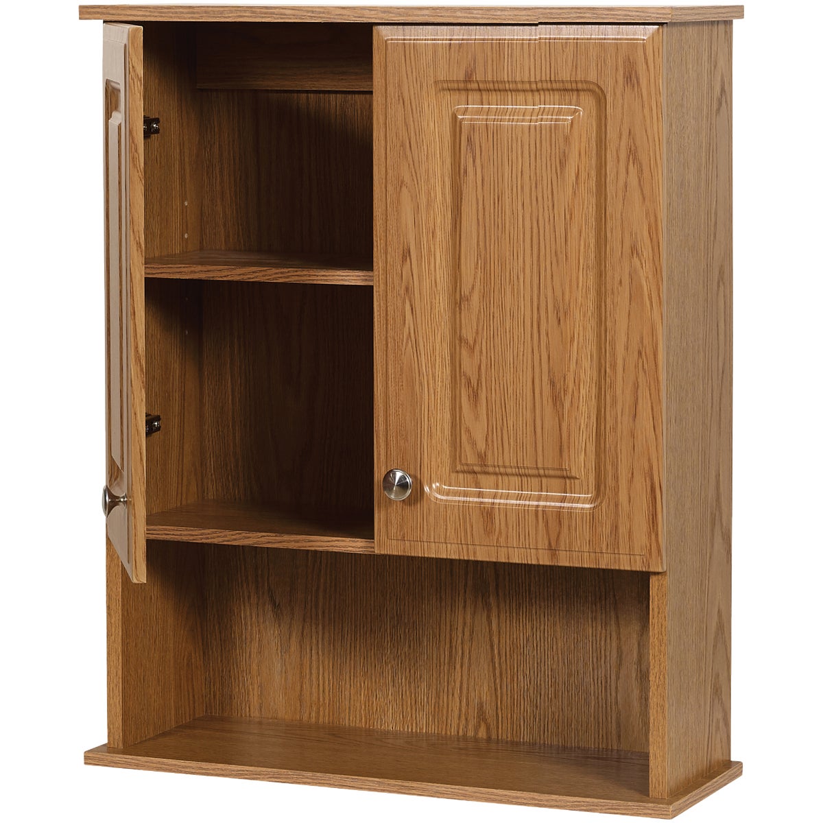 Zenith Zenna Home Oak 23 In. W x 28 In. H x 8-1/4 In. D Wall Bath Cabinet