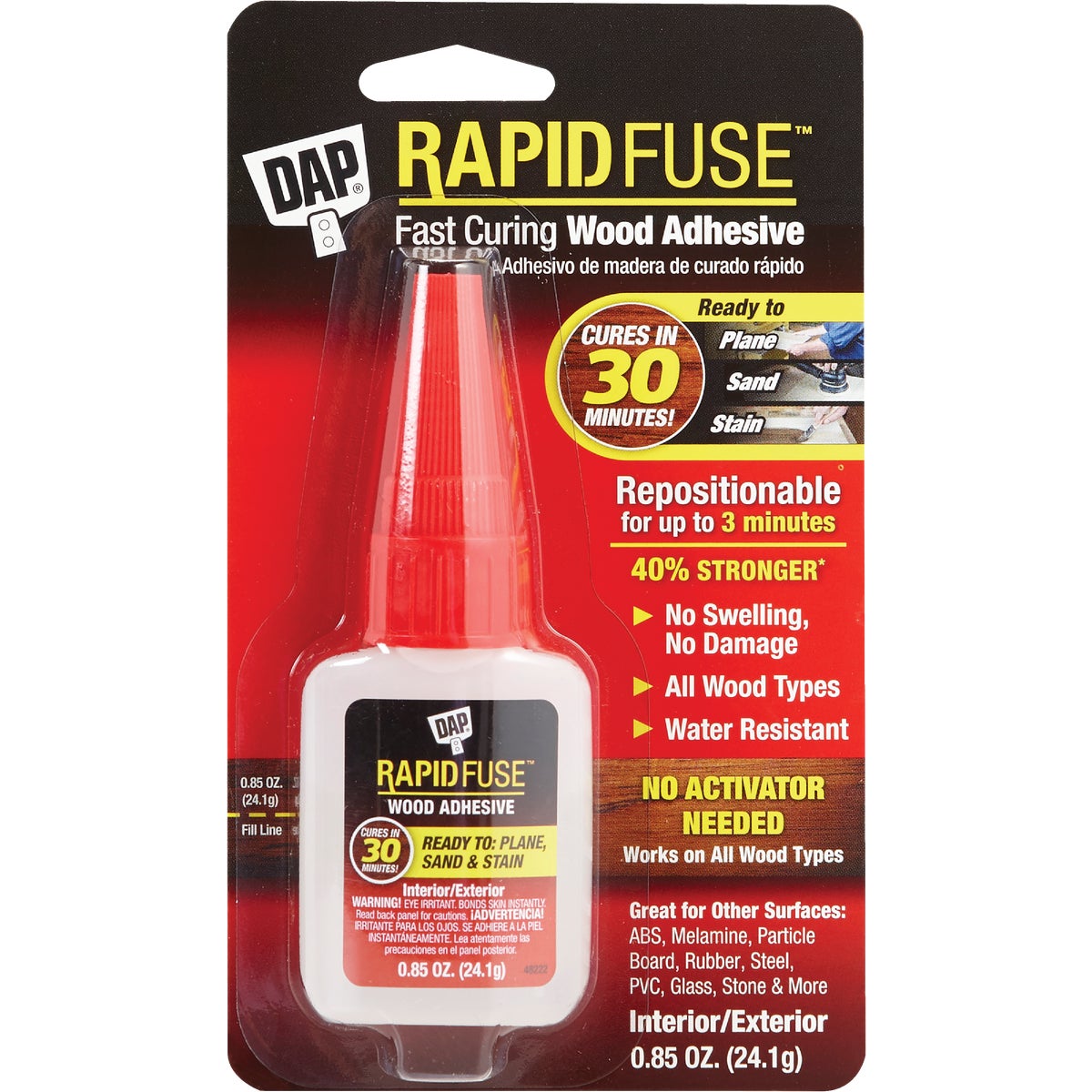 DAP RapidFuse 0.85 Oz. Wood Glue