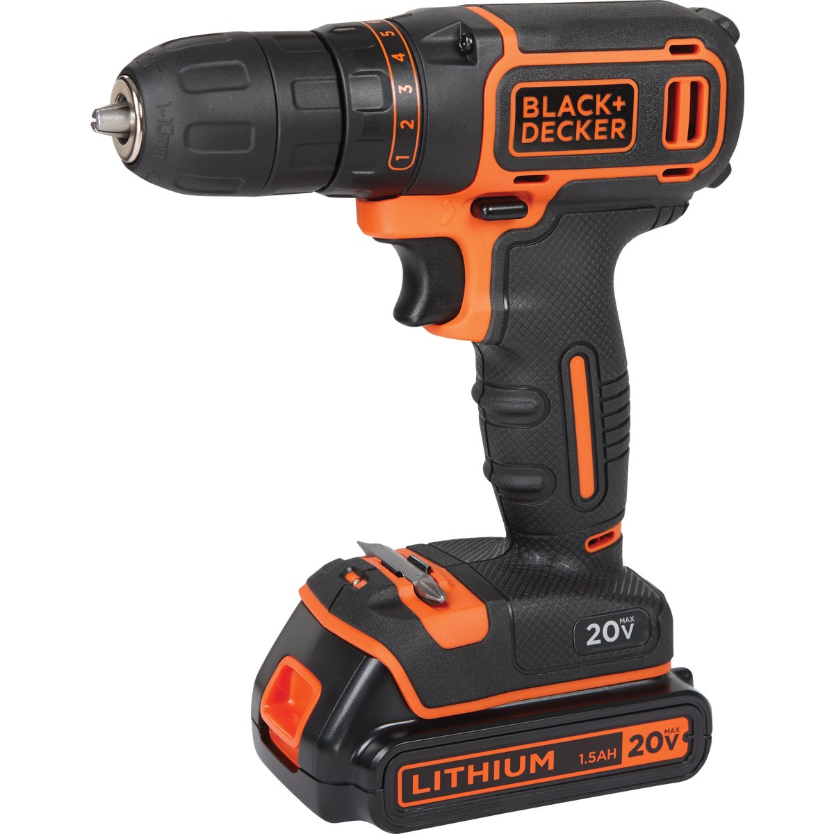 Black & Decker 20 Volt MAX Lithium-Ion 3/8 In. Cordless Drill Kit