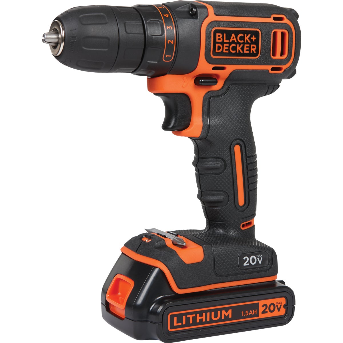 Black & Decker 20 Volt MAX Lithium-Ion 3/8 In. Cordless Drill Kit