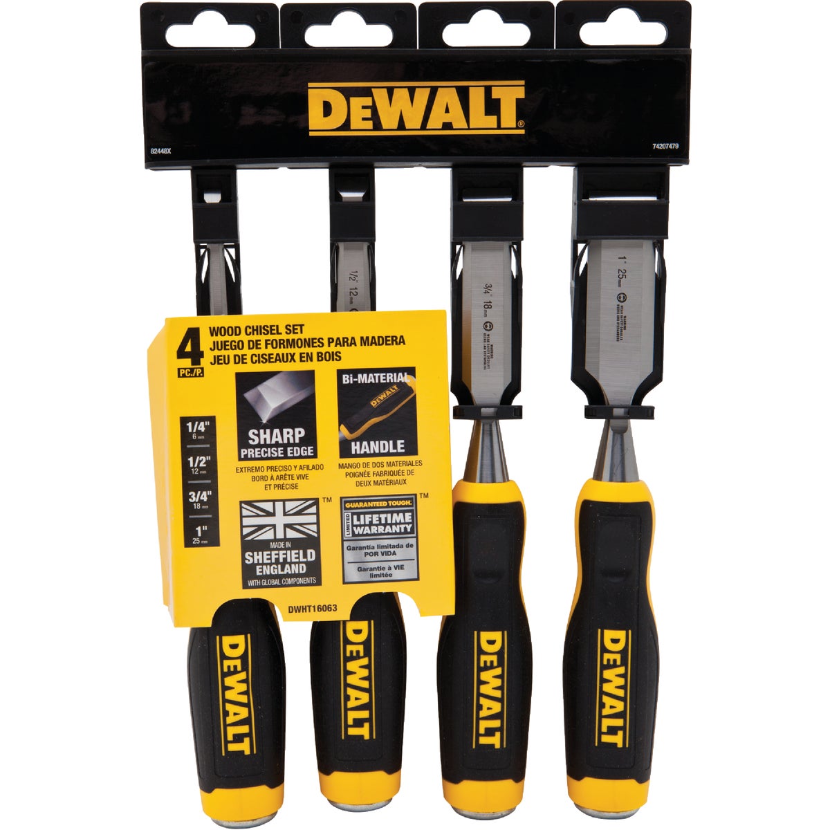 DeWalt Wood Chisel Set (4-Piece)