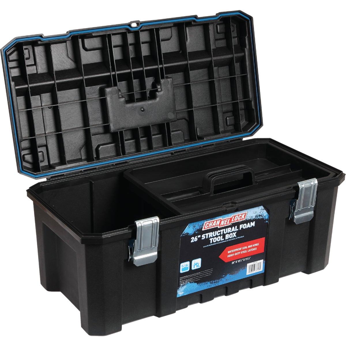 Channellock 26 In. Structural Foam Toolbox