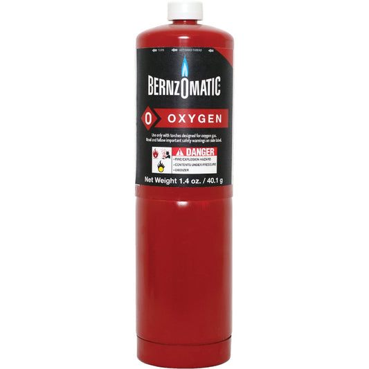 Bernzomatic 1.4 Oz. Oxygen Fuel Cylinder