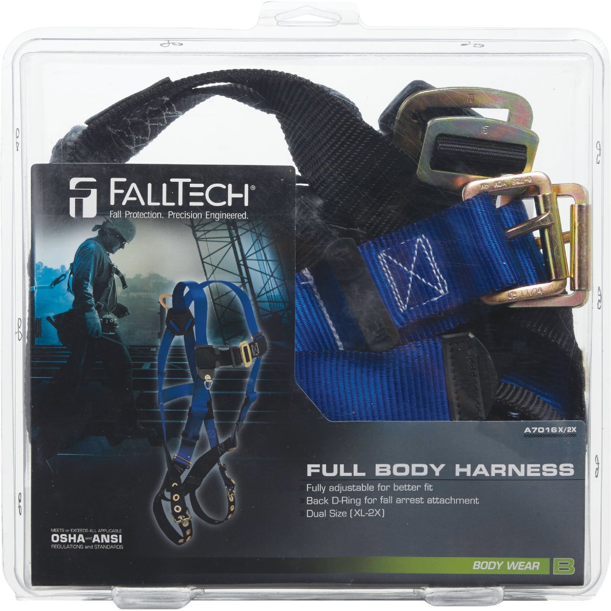 Fall Tech Extra Large Vest-Style Body Harness