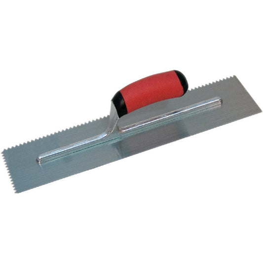 Marshalltown 3/16 In. V-Notched Trowel w/Soft Grip