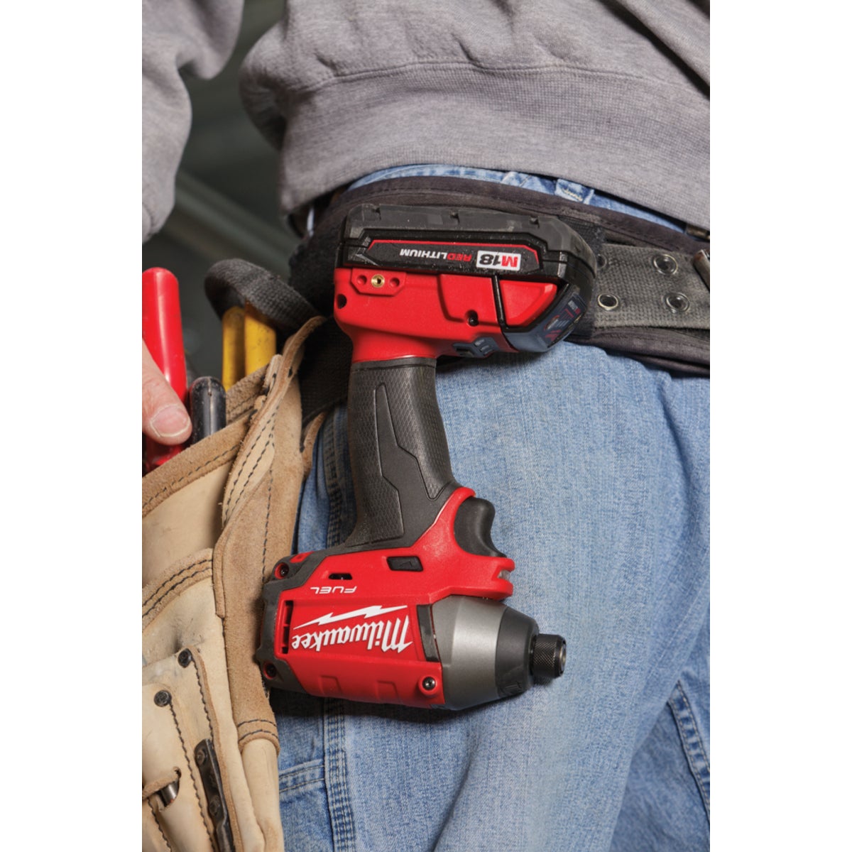 Milwaukee M18 FUEL 18 Volt XC Lithium-Ion Brushless 1/4 In. Hex Cordless Impact Driver Kit (with 2 Batteries)