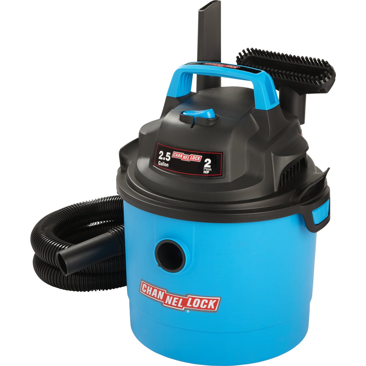 Channellock 2.5 Gal. 2.0-Peak HP Wet/Dry Vacuum