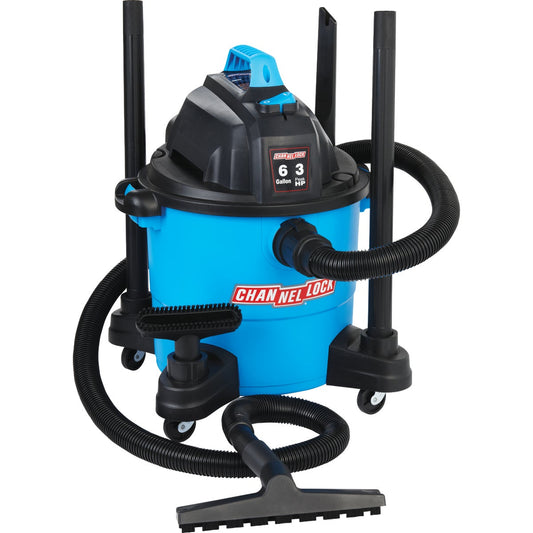 Channellock 6 Gal. 3.0-Peak HP Wet/Dry Vacuum