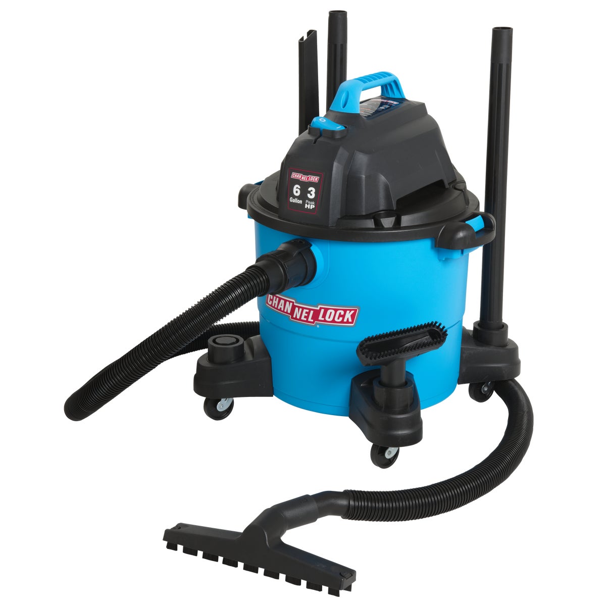 Channellock 6 Gal. 3.0-Peak HP Wet/Dry Vacuum