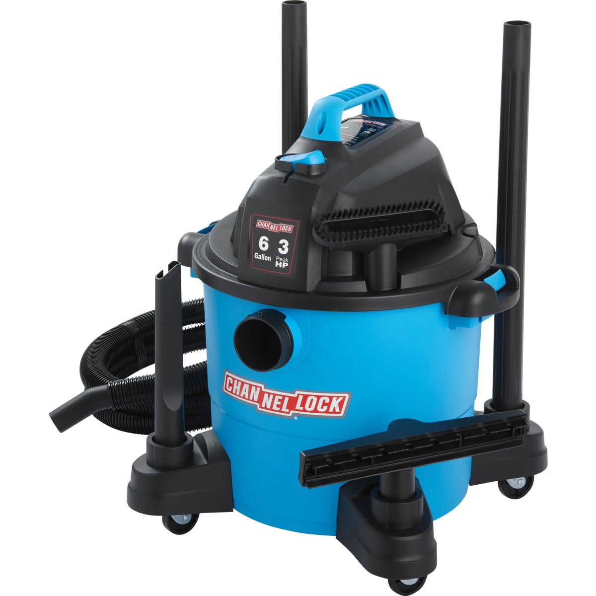 Channellock 6 Gal. 3.0-Peak HP Wet/Dry Vacuum