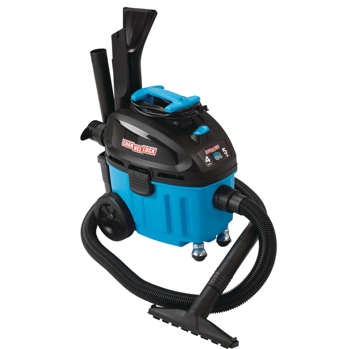 Channellock 4 Gal. 5.0-Peak HP Contractor Wet/Dry Vacuum