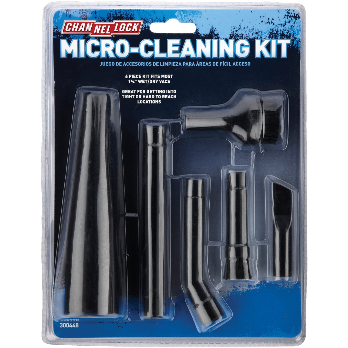 Channellock 1-1/4 In. Detail Vacuum Accessory Kit (6-Piece)