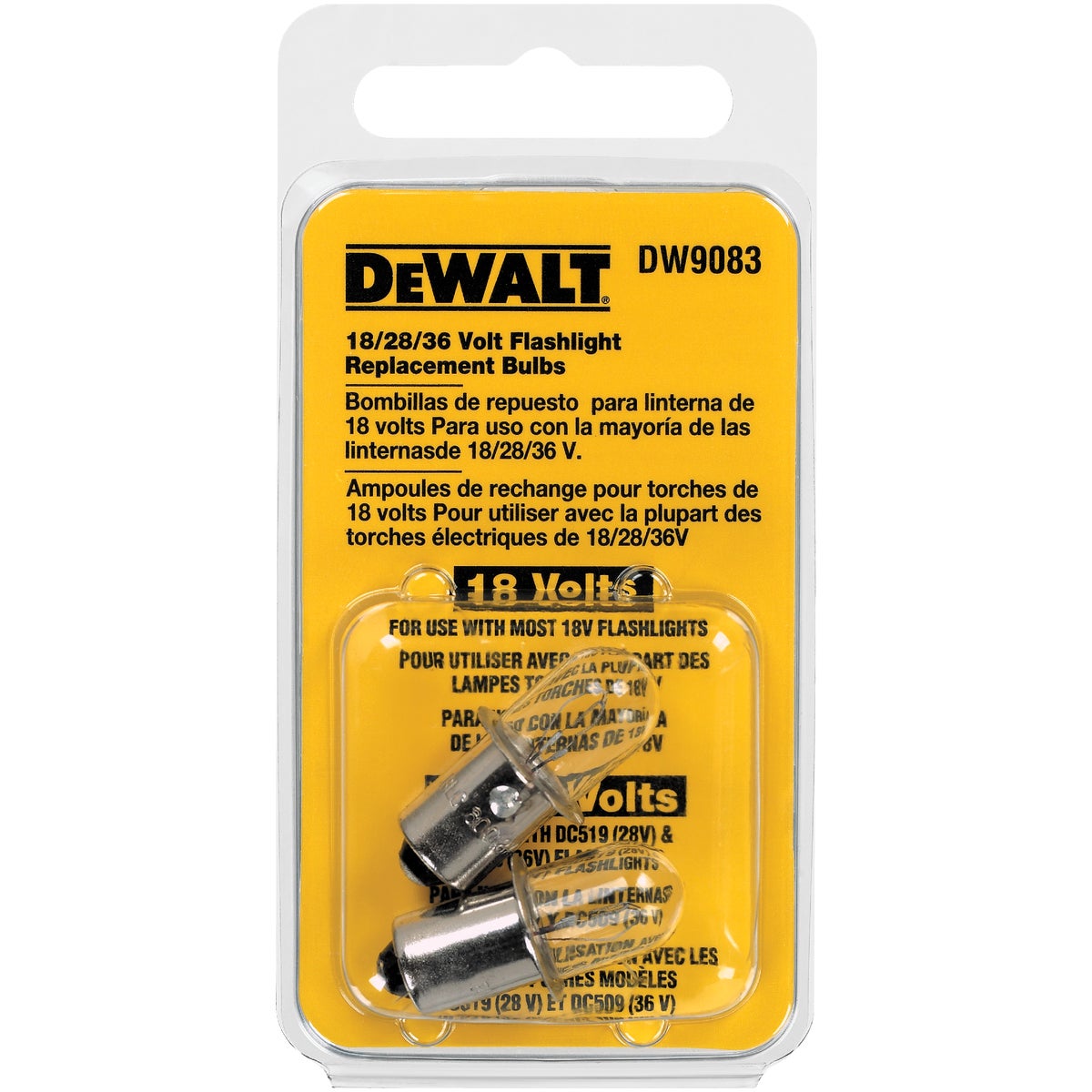 DeWalt 18V Xenon Replacement Flashlight Bulb (2-Pack)