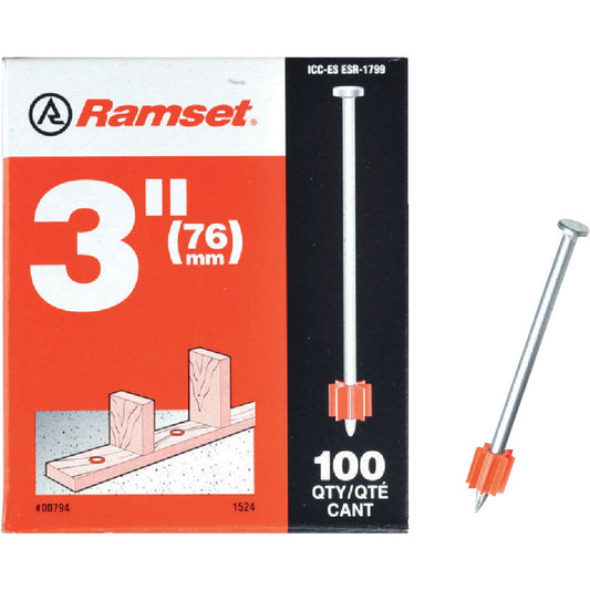 Ramset 3 In. Fastening Pin (100-Pack)