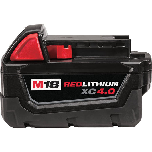 Milwaukee M18 REDLITHIUM XC 18 Volt Lithium-Ion 4.0 Ah Extended Capacity Tool Battery