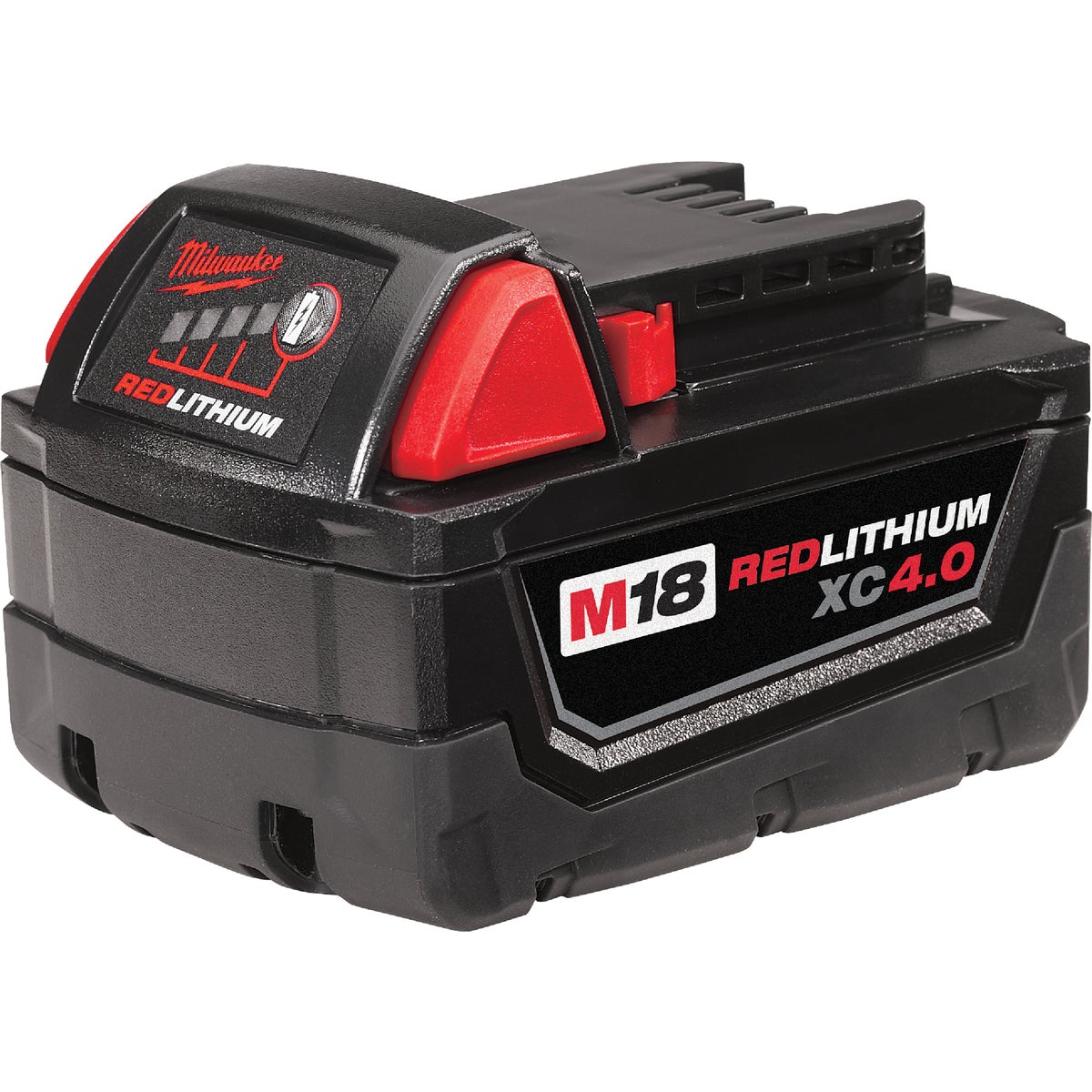 Milwaukee M18 REDLITHIUM XC 18 Volt Lithium-Ion 4.0 Ah Extended Capacity Tool Battery