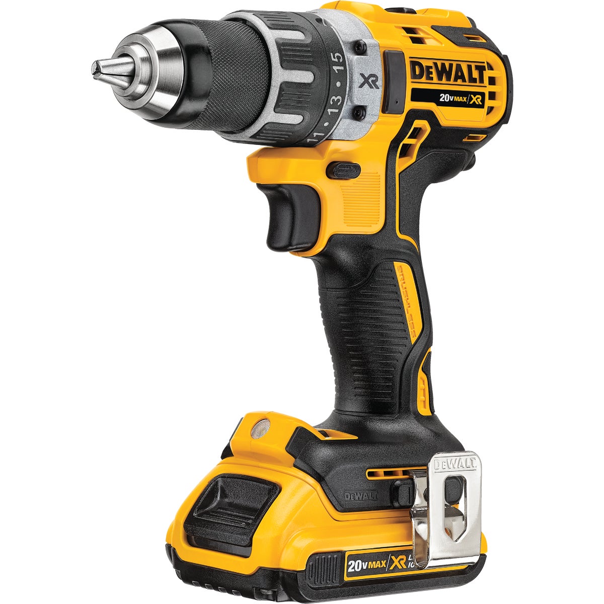 DeWalt 20 Volt MAX XR Lithium-Ion Brushless 1/2 In. Cordless Drill Kit