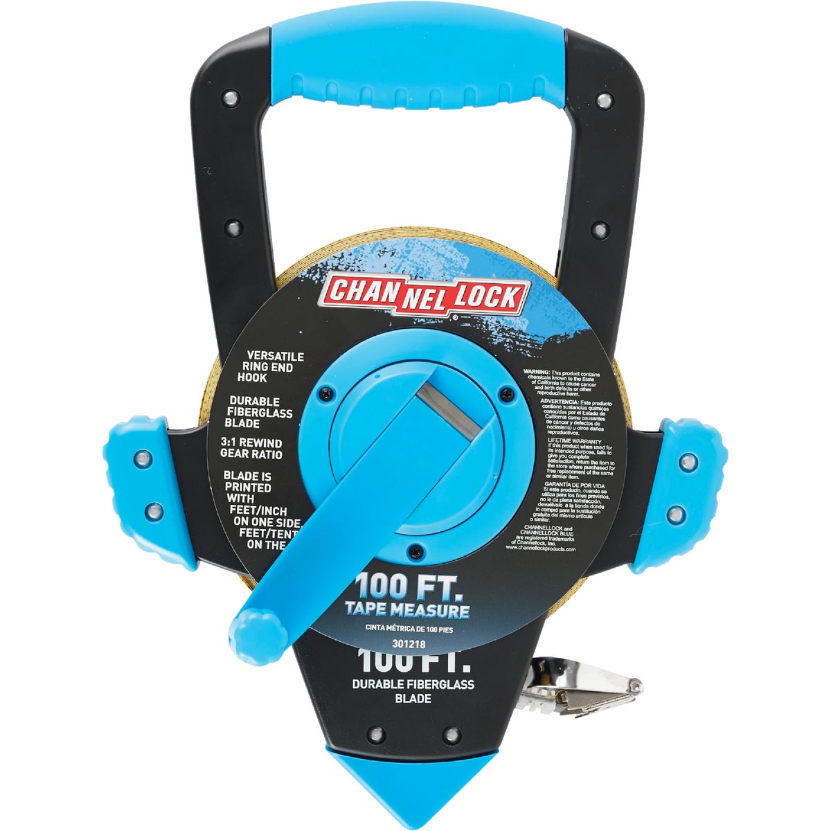 Channellock 100 Ft. Fiberglass Open Reel Tape