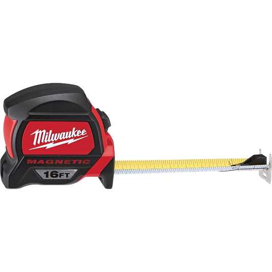 Milwaukee 16 Ft. Magnetic Tape Measure with Blueprint Scale