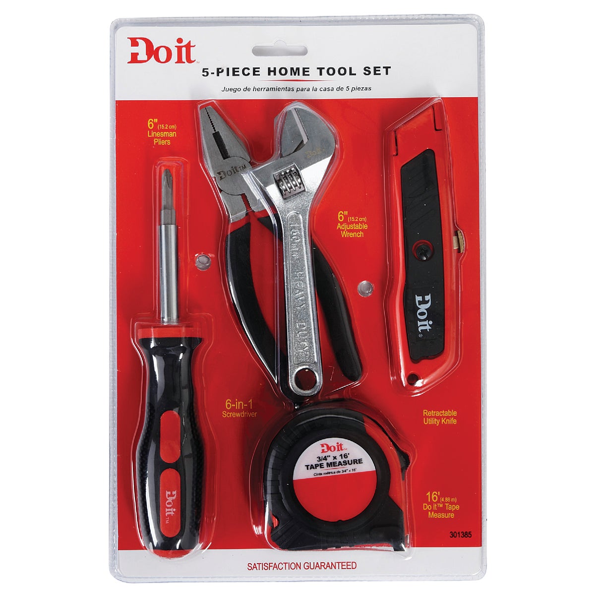 Do it Assorted Tools Home Tool Set (5-Piece)