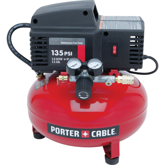 Porter Cable 3-1/2 Gal. Portable 135 psi Pancake Air Compressor