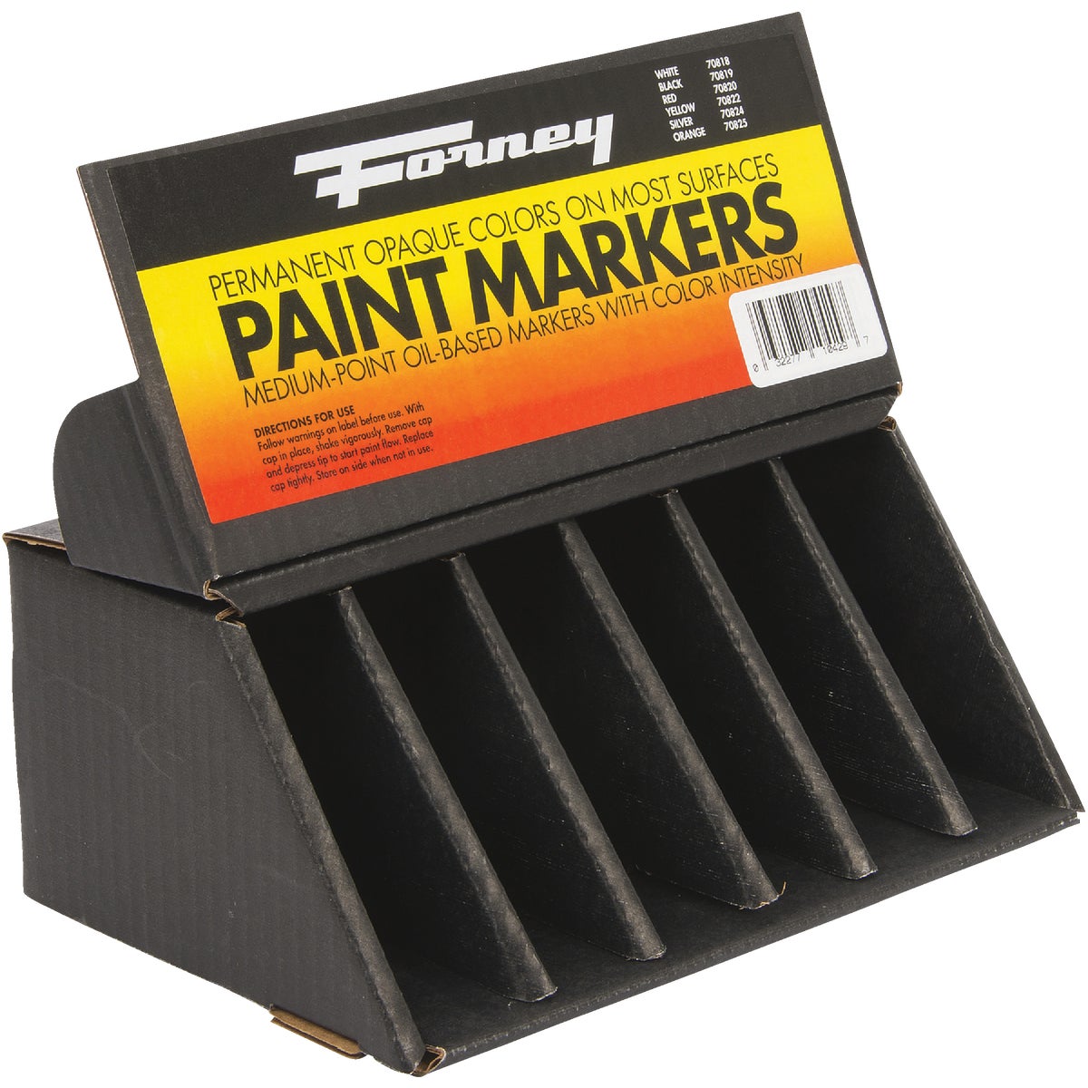 Forney 6-Slot Paint Marker Welding Planogram POP Kit