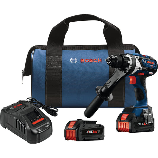 Bosch 18 Volt Lithium-Ion Brushless 1/2 In. Cordless Hammer Drill Kit