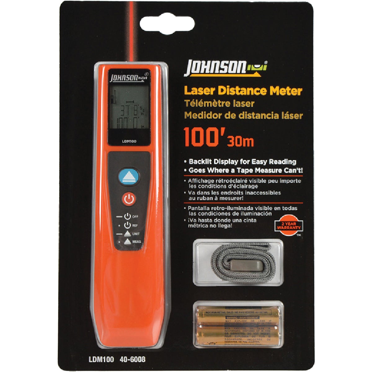 Johnson 100 Ft. Laser Distance Measurer