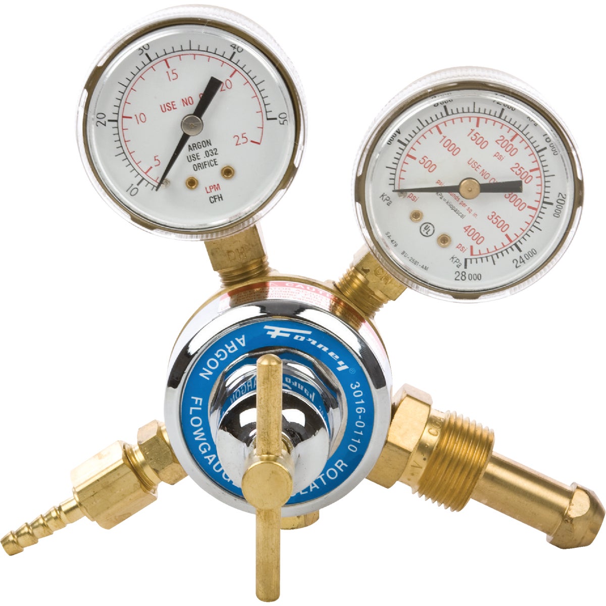 Forney Argon Flowgauge Regulator Kit for Mig Welders