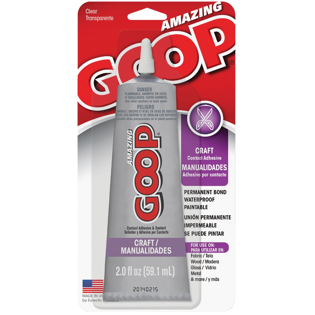 Amazing Goop 2 Oz. Craft Art Multi-Purpose Adhesive