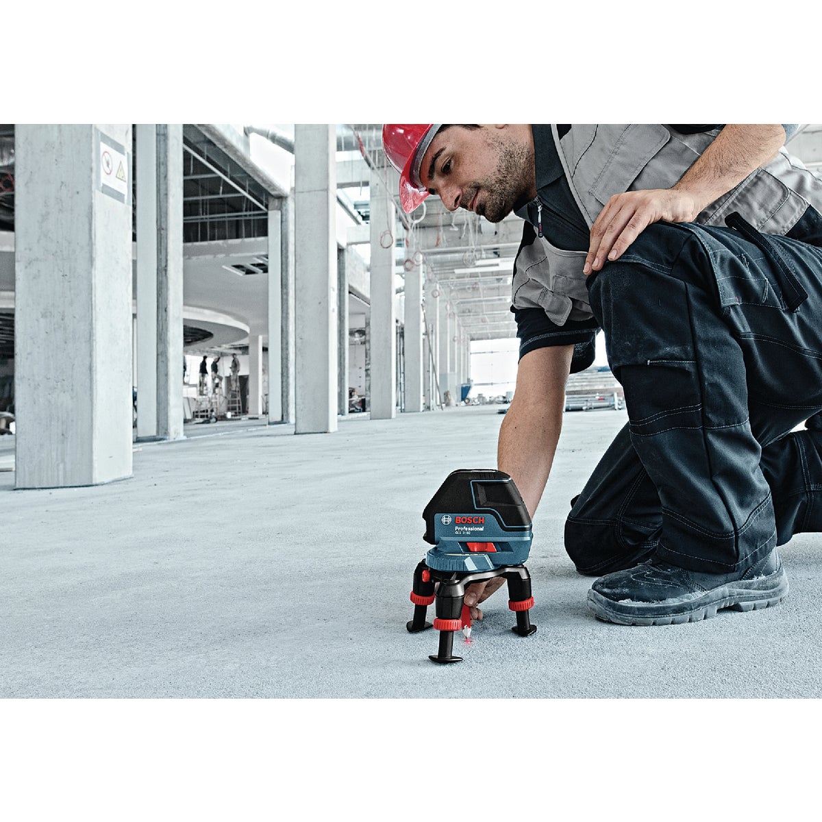 Bosch 165 Ft. Self-Leveling 360 Degree 3-Plane and Alignment Line Laser Level with Layout Beam