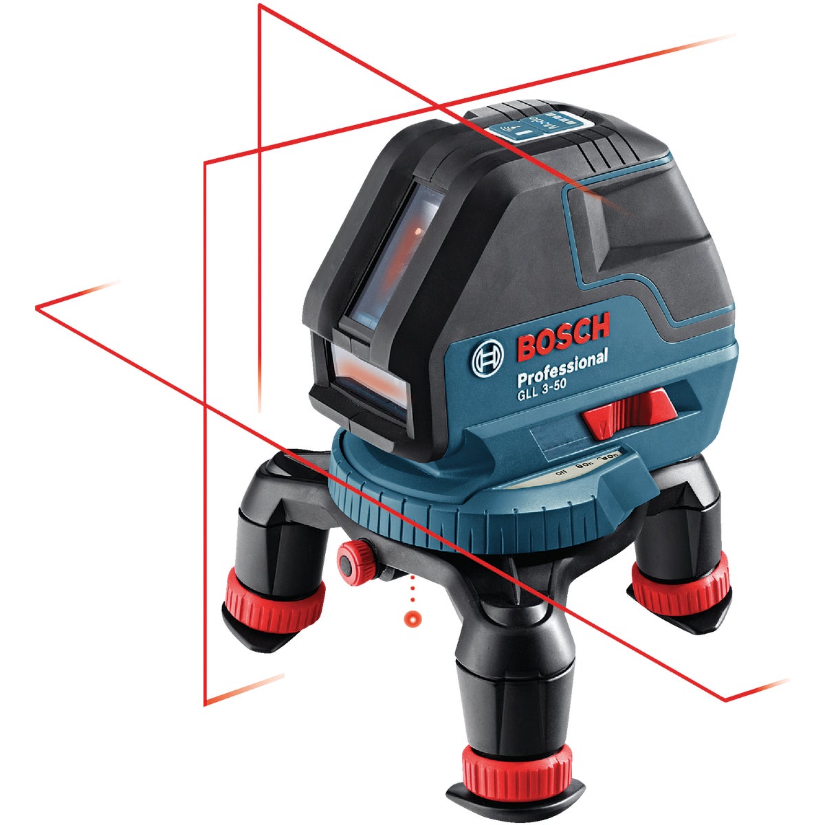 Bosch 165 Ft. Self-Leveling 360 Degree 3-Plane and Alignment Line Laser Level with Layout Beam