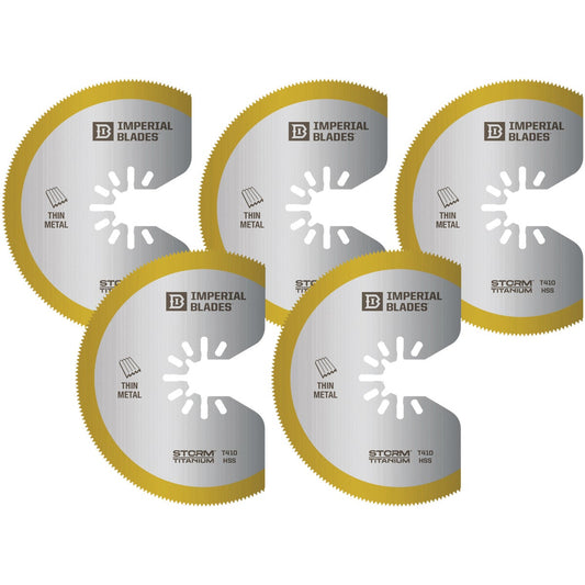 Imperial Blades ONE FIT 3-1/8 In. Titanium High-Speed Steel Storm Oscillating Blade