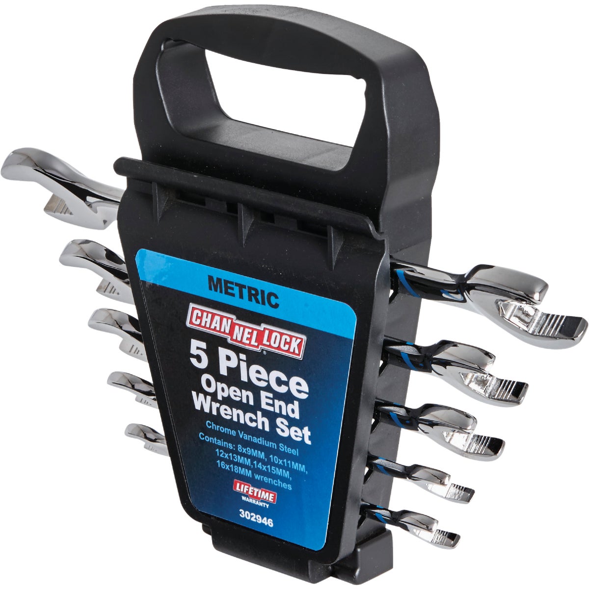 Channellock Metric Open End Wrench Set (5-Piece)